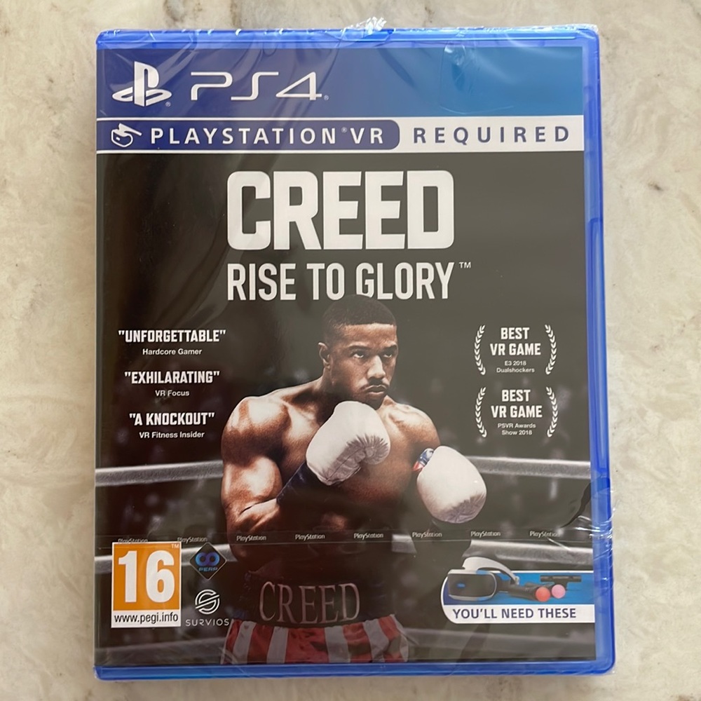 Brand New Creed Rise to Glory VIRTUAL REALITY game for PS4